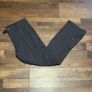 Prana Breathe Women’s Dark Gray Cargo Pants - Size 32